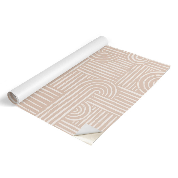 Meubelfolie Beige strepen