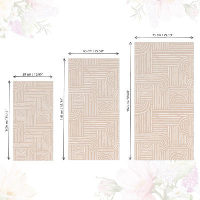 Meubelfolie Beige strepen