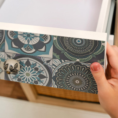 Meubel wrap folie Mandala-tegels
