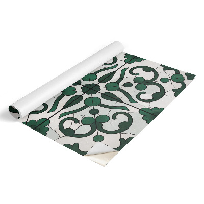 Wrapfolie keuken Groene ornamenten