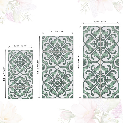 Meubel wrap folie Groene ornamenten