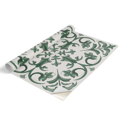 Decoratiefolie Groene ornamenten