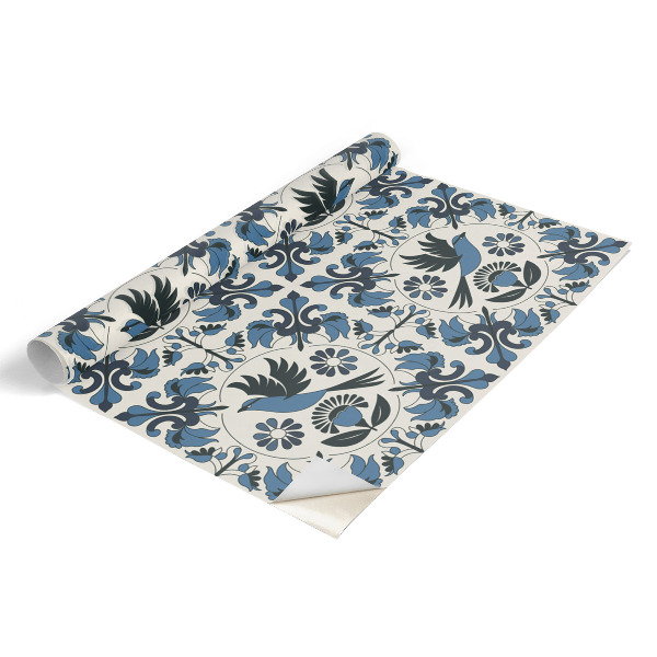 Meubel wrap folie Blauwe vogels