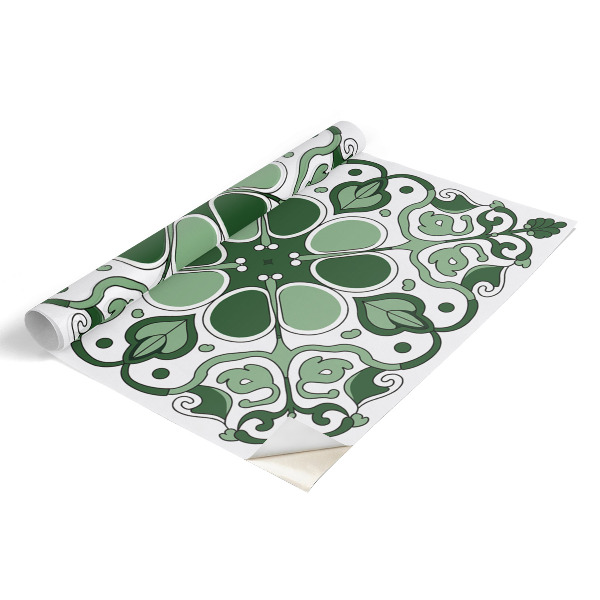 Meubelfolie Groene tegels