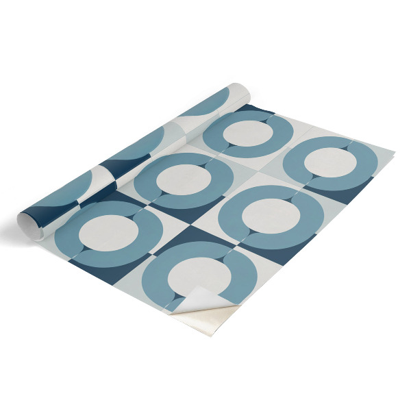 Meubelfolie Blauwe wielen