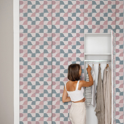 Decoratiefolie Geometrische pasteltinten