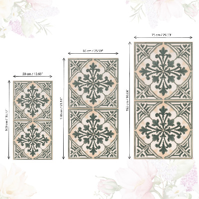 Wrapfolie keuken Vintage tegels