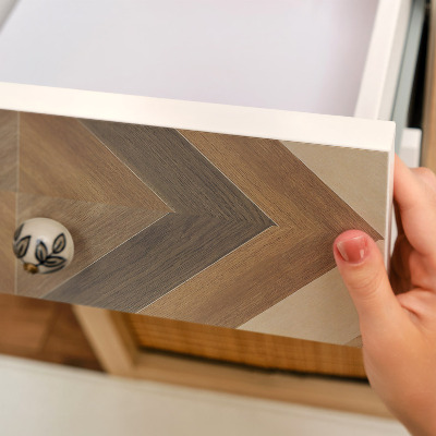 Decoratiefolie Houten mozaïek