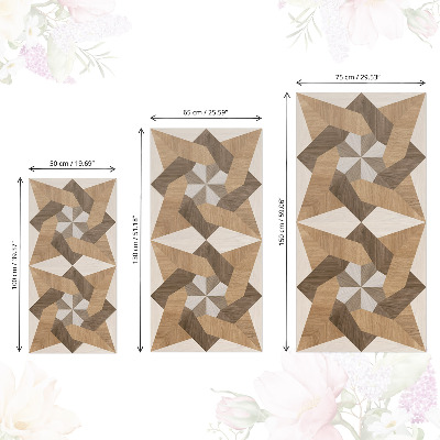 Meubelfolie Houten ornamenten