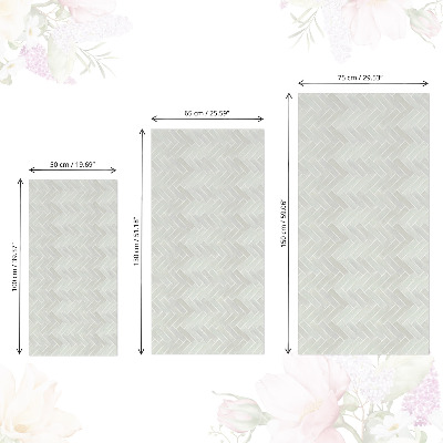 Meubel wrap folie Licht visgraatpatroon