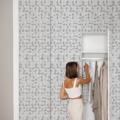 Decoratiefolie Grijze geometrie