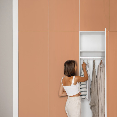 Wrapfolie keuken Pastel oranje