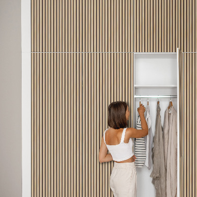 Decoratiefolie Beige strepen