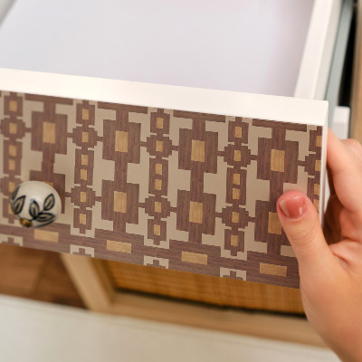 Wrapfolie keuken Retro patroon