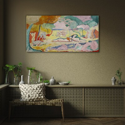 Foto op glas Zomerdromen in kleuren