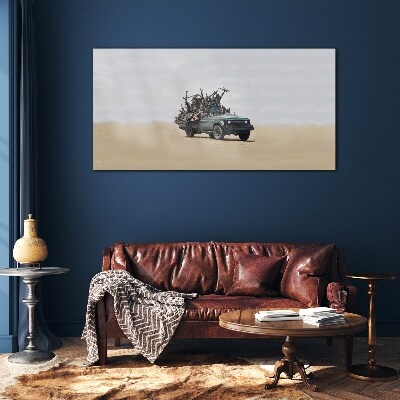 Schilderij op glas Banksy's oorlog