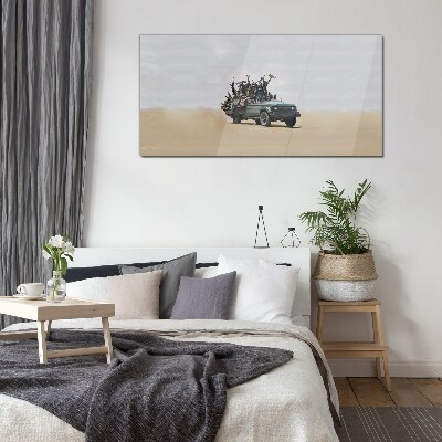 Schilderij op glas Banksy's oorlog