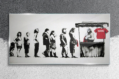 Glas foto Banksy Festival
