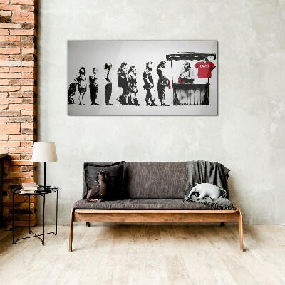 Glas foto Banksy Festival