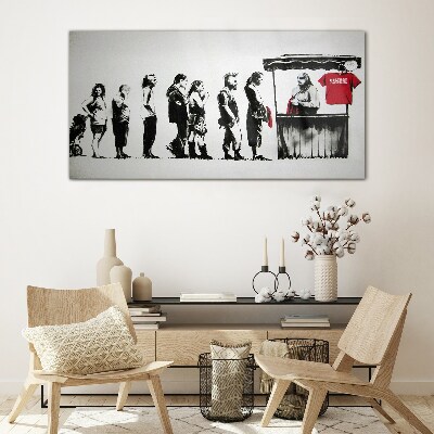 Glas foto Banksy Festival