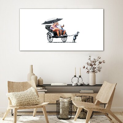 Foto op glas Tijdreizen