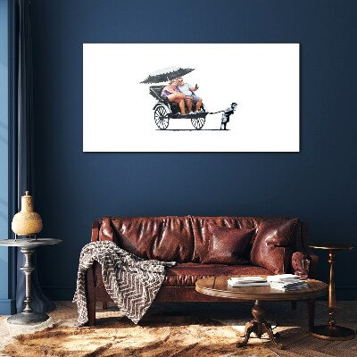 Foto op glas Tijdreizen