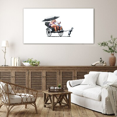 Foto op glas Tijdreizen