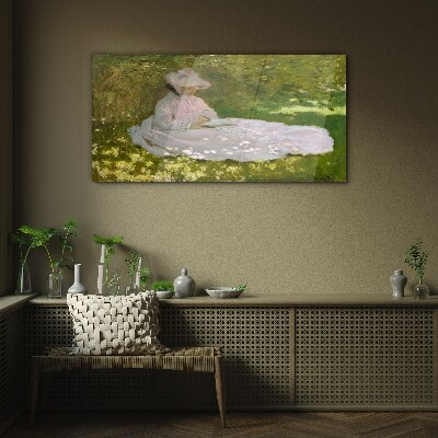 Glas foto Vrede in de tuin