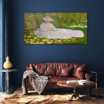 Glas foto Vrede in de tuin