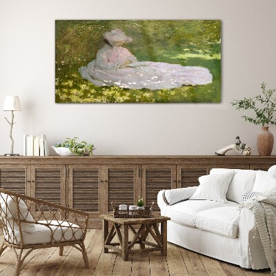 Glas foto Vrede in de tuin