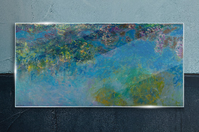 Schilderij op glas Ondergedompeld in kleuren