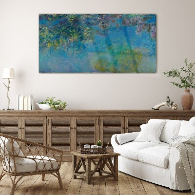 Schilderij op glas Ondergedompeld in kleuren