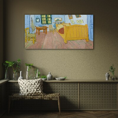 Foto op glas Slaapkamer in Arles