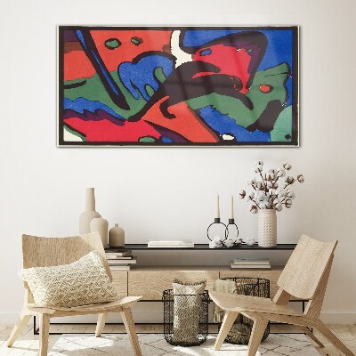 Glas foto Abstracte kleurencompositie