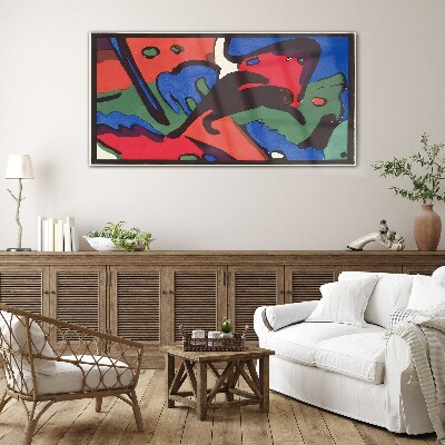 Glas foto Abstracte kleurencompositie