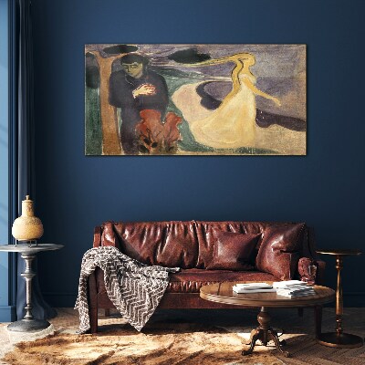 Foto op glas Liefde en verlangen