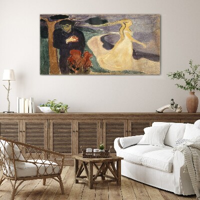 Foto op glas Liefde en verlangen