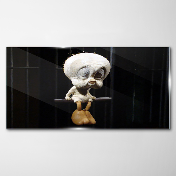 Schilderij op glas Bevroren in de tijd