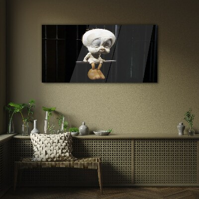 Schilderij op glas Bevroren in de tijd