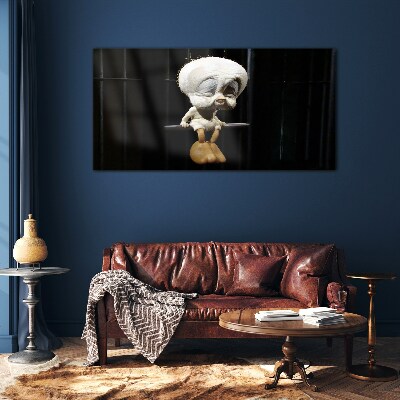 Schilderij op glas Bevroren in de tijd