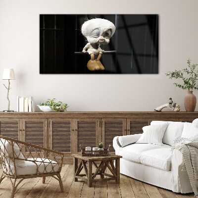 Schilderij op glas Bevroren in de tijd