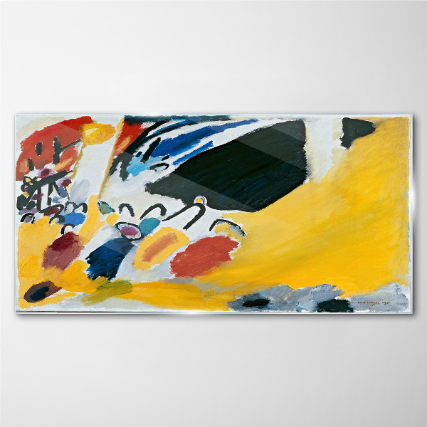 Schilderij op glas Kleuren in beweging