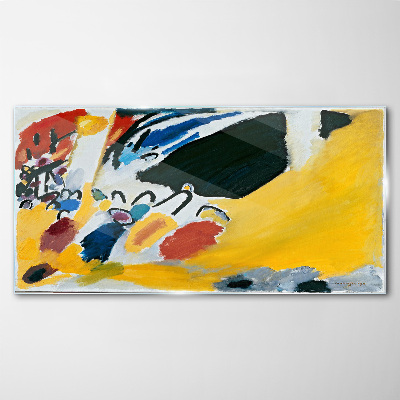 Schilderij op glas Kleuren in beweging