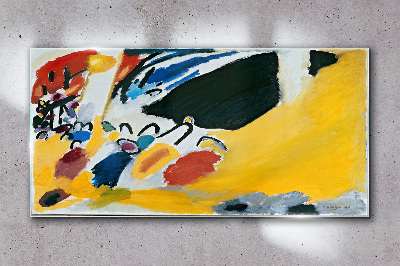 Schilderij op glas Kleuren in beweging