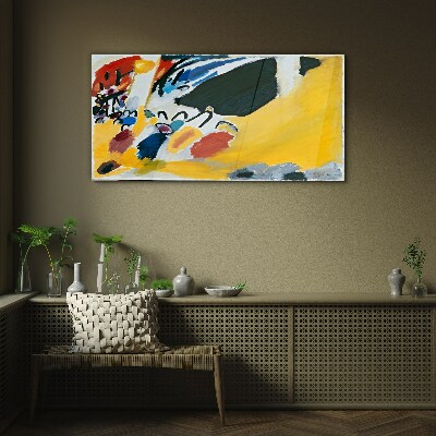 Schilderij op glas Kleuren in beweging