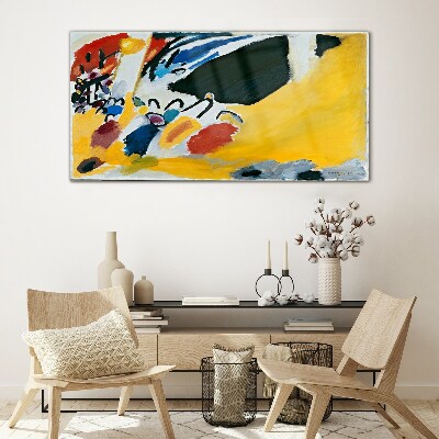 Schilderij op glas Kleuren in beweging