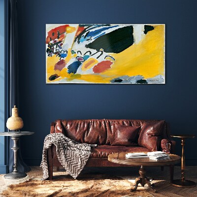 Schilderij op glas Kleuren in beweging