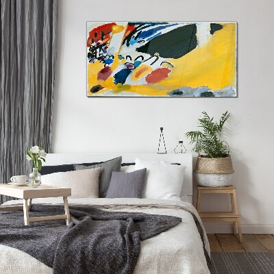 Schilderij op glas Kleuren in beweging