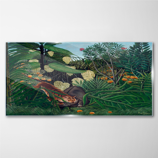 Glas foto De mysterieuze wereld van de jungle