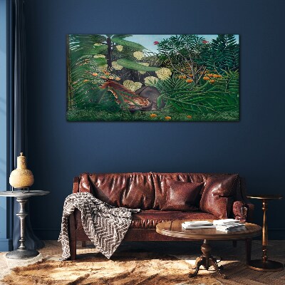 Glas foto De mysterieuze wereld van de jungle